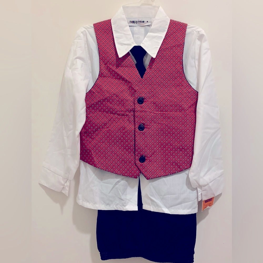 4 Piece Suit for child Size 6 by Happy Fella